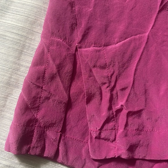 Vintage Oversized 100% Silk Button Down Shirt sz1X - Picture 6 of 9